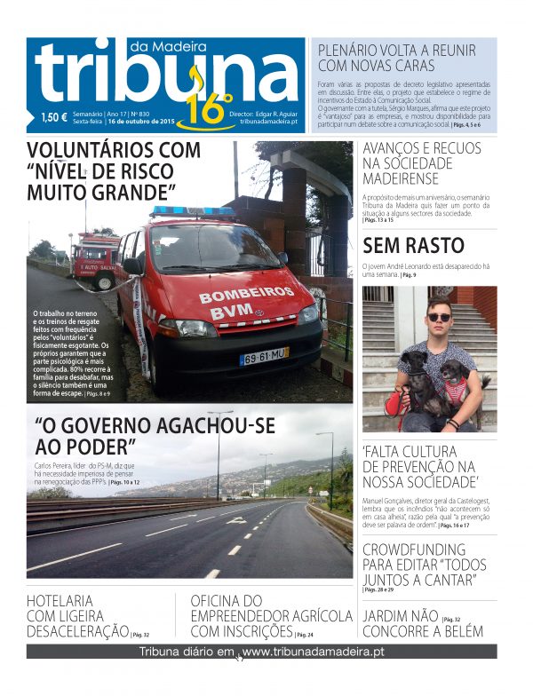 N.º 830 - 16/10/2016 - Tribuna da Madeira