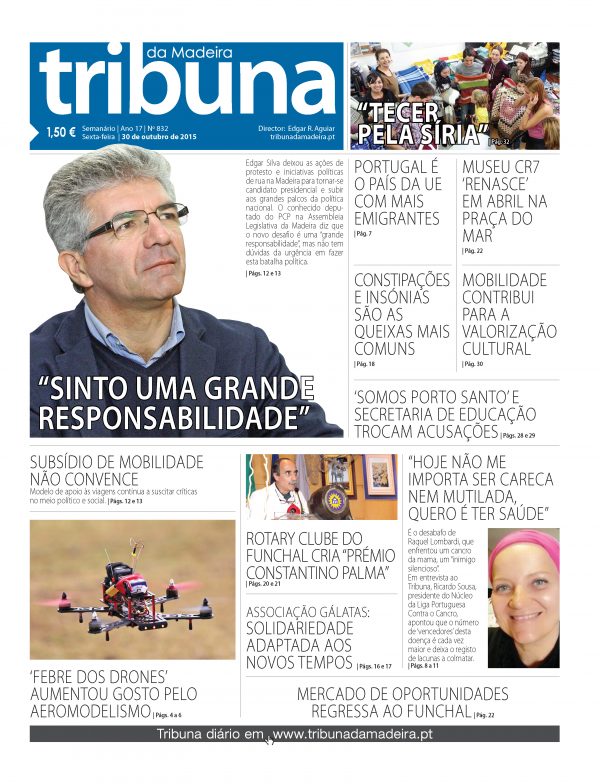 N.º 832 - 30/10/2016 - Tribuna da Madeira
