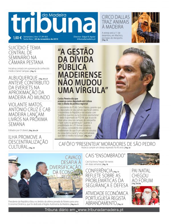 N.º 835 - 20/11/2016 - Tribuna da Madeira