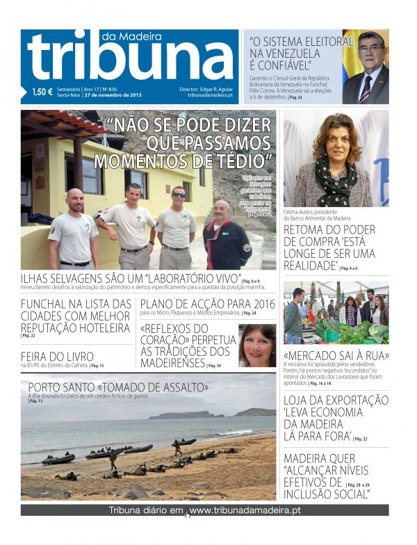 N.º 836 - 27/11/2016 - Tribuna da Madeira