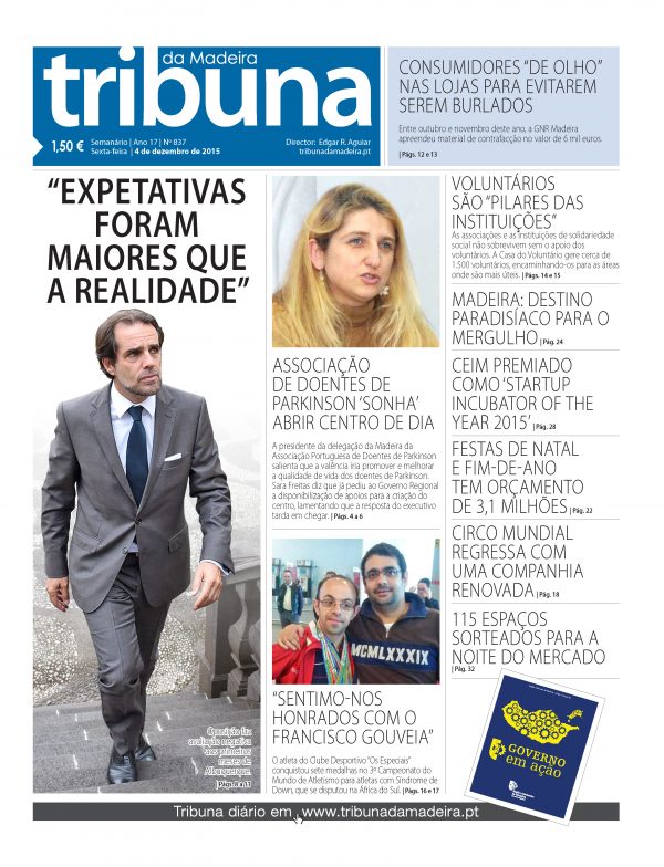 N.º 837 - 04/12/2016 - Tribuna da Madeira