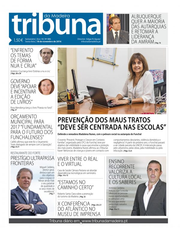 Nº 886 - 18/11/2016 - Tribuna da Madeira