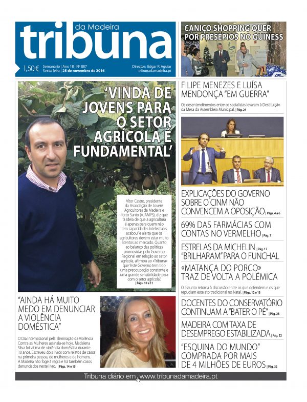 Nº 887 - 25/11/2016 - Tribuna da Madeira