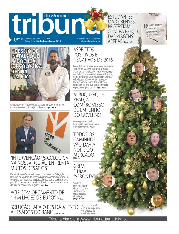 Nº 891 - 23/12/2016 - Tribuna da Madeira