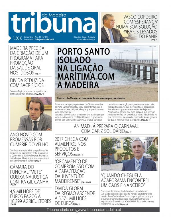 Nº 893 - 06/01/2017 - Tribuna da Madeira