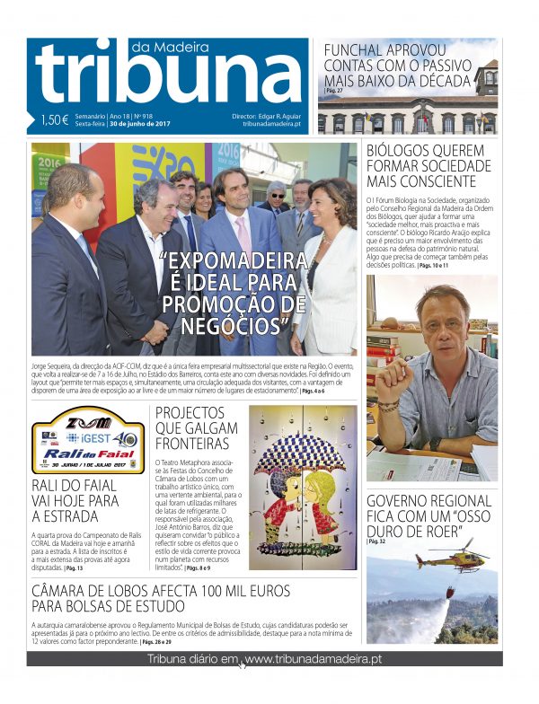 Nº 918 - 30/06/2017 - Tribuna da Madeira