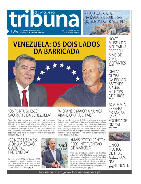 Nº 919 - 07/07/2017 - Tribuna da Madeira