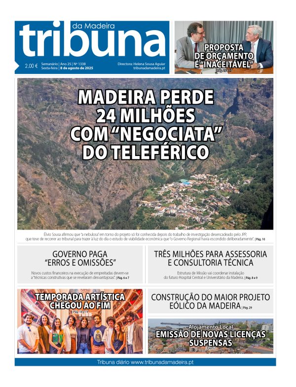 Nº 1338 – 08/08/2025 – Tribuna da Madeira