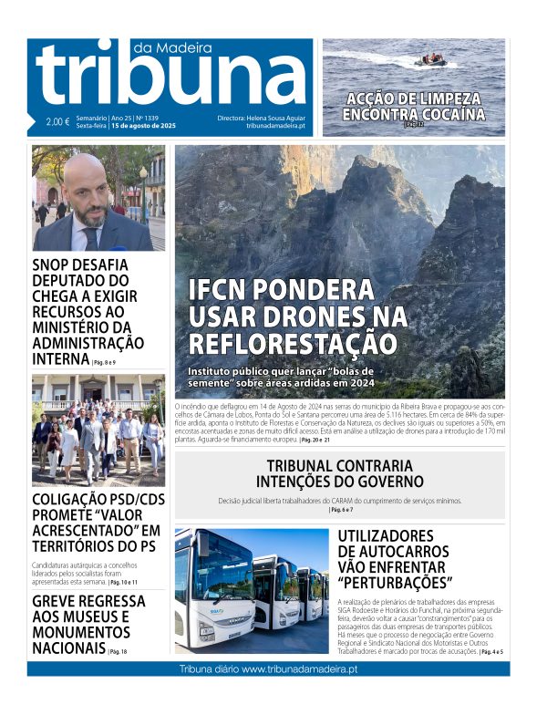 Nº 1339 – 15/08/2025 – Tribuna da Madeira