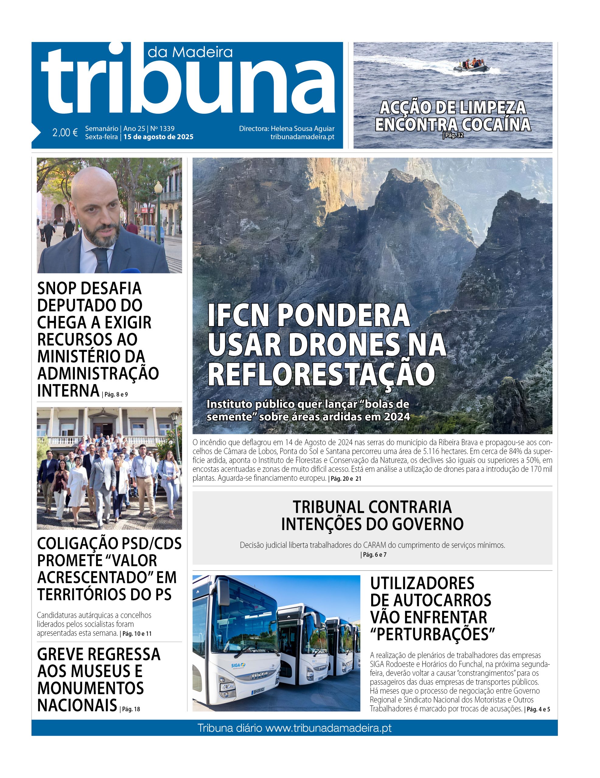 Nº 1339 – 15/08/2025 – Tribuna da Madeira