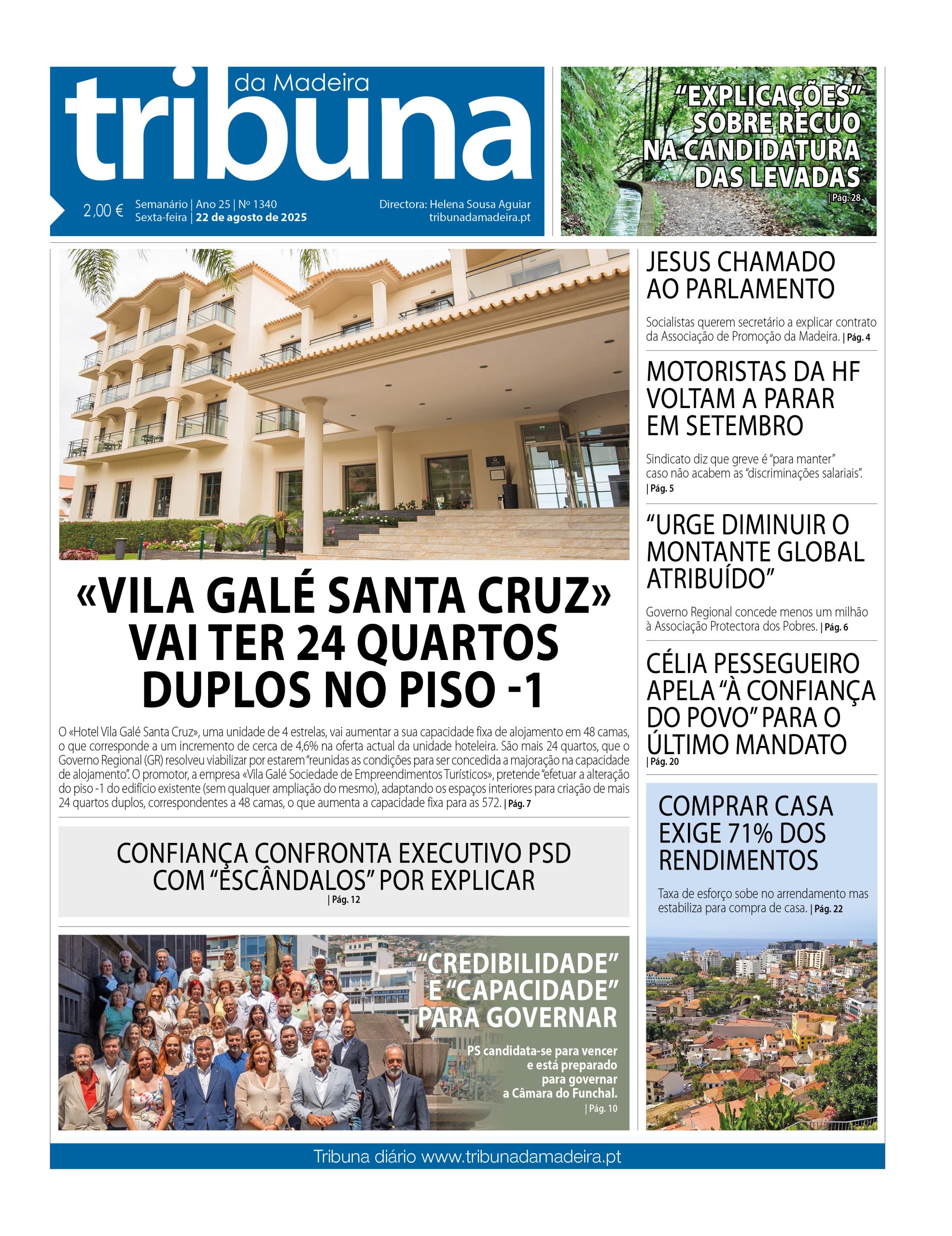 Nº 1340 – 22/08/2025 – Tribuna da Madeira