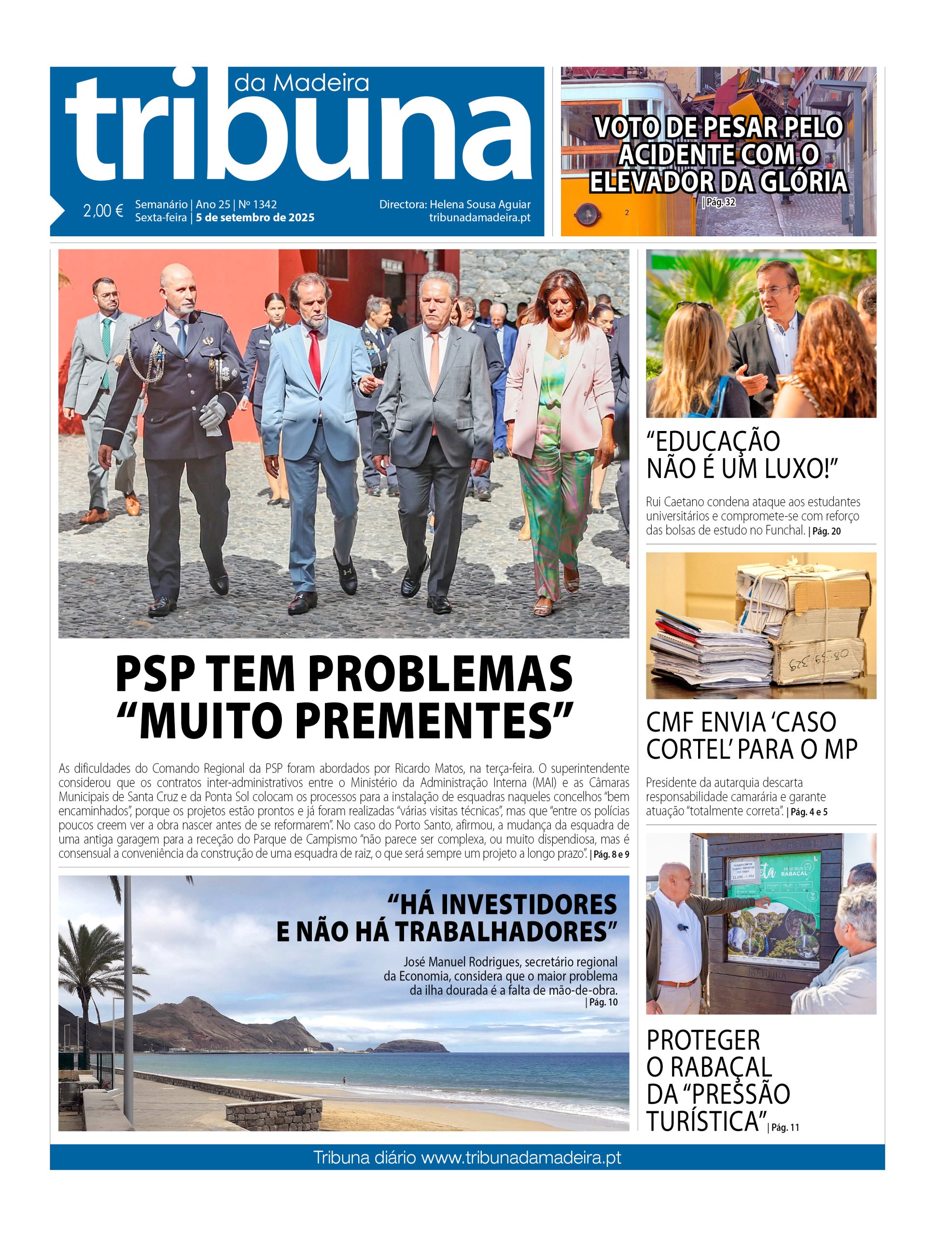 Nº 1342 – 05/09/2025 – Tribuna da Madeira