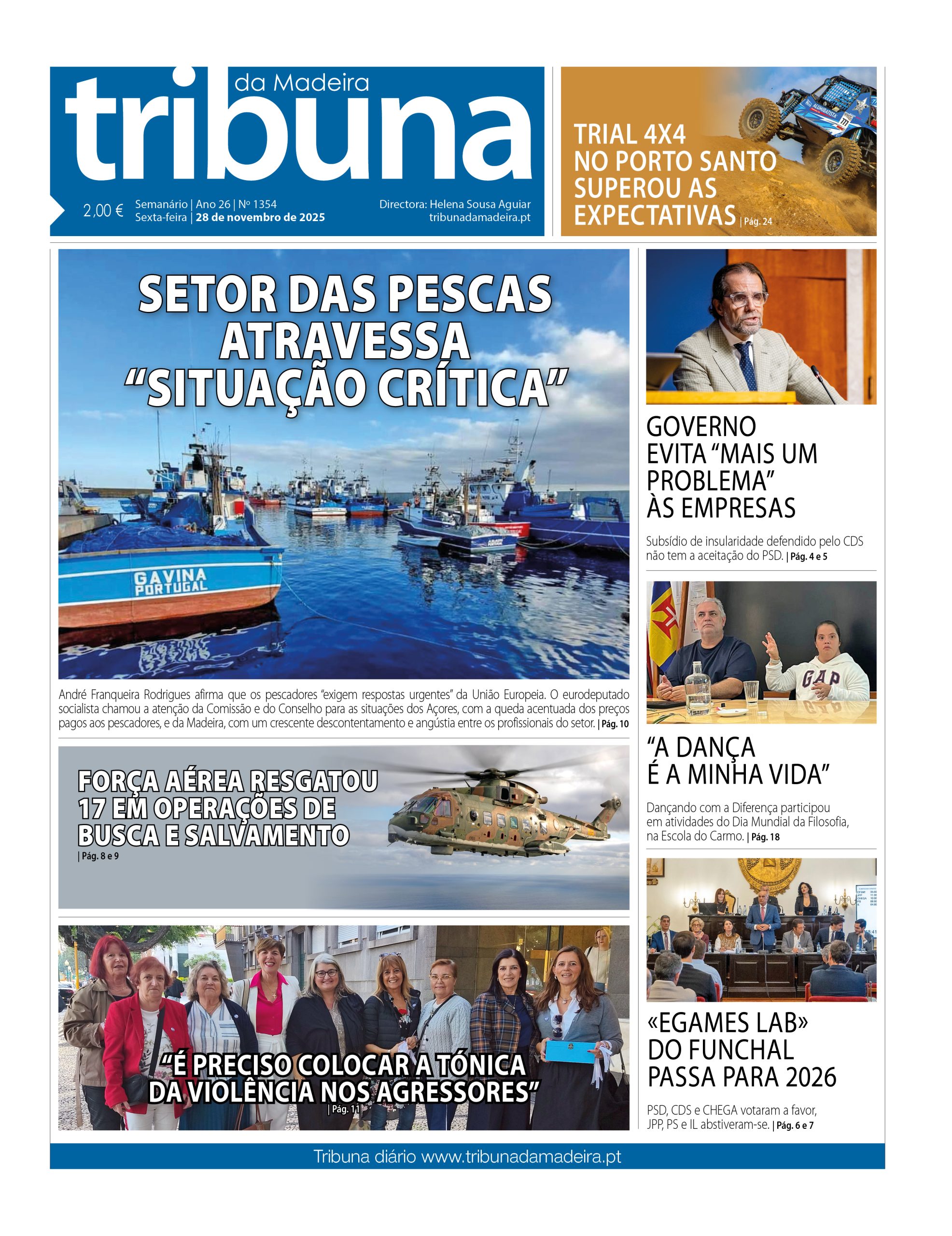 Nº 1354 – 28/11/2025 – Tribuna da Madeira