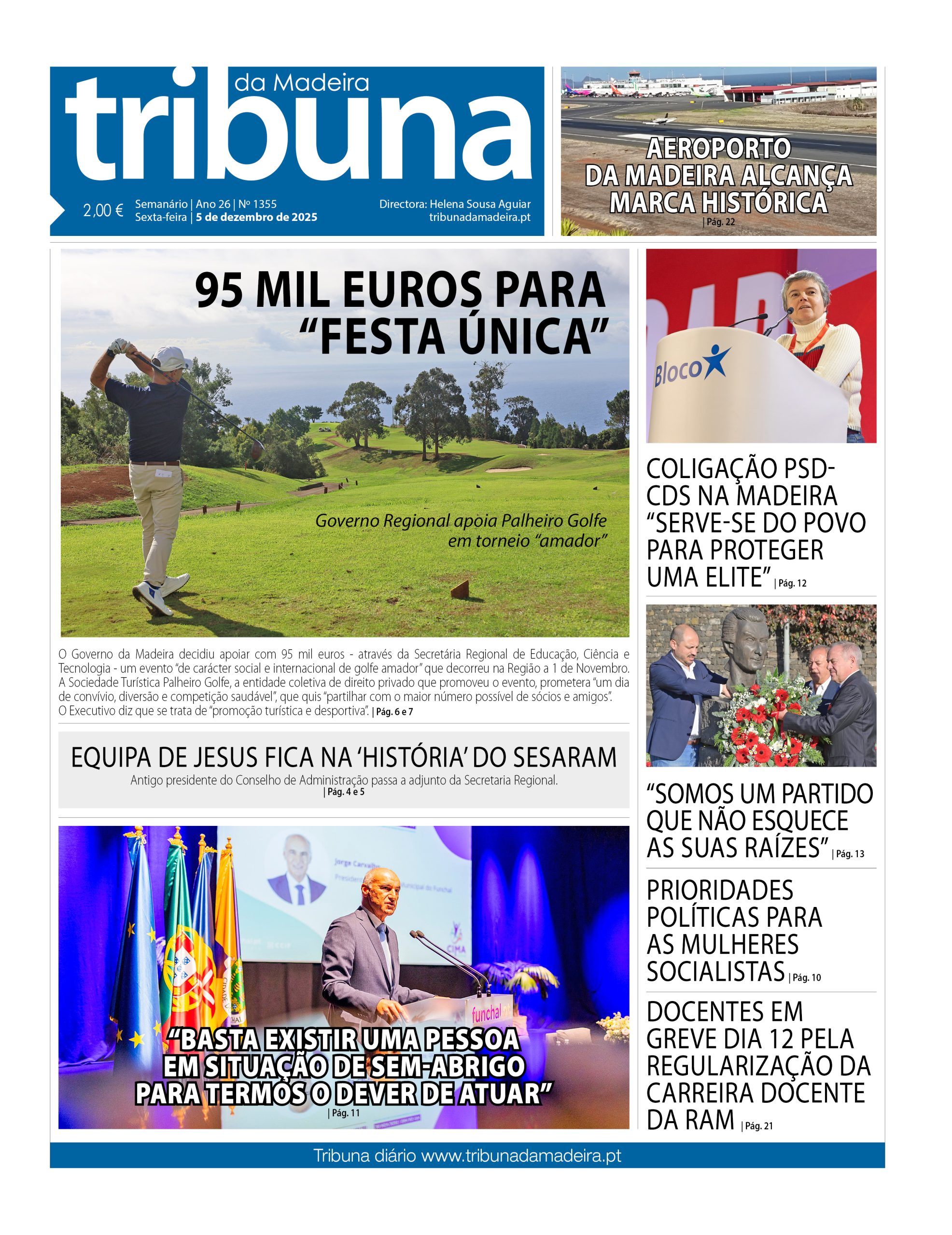 Nº 1355 – 05/12/2025 – Tribuna da Madeira
