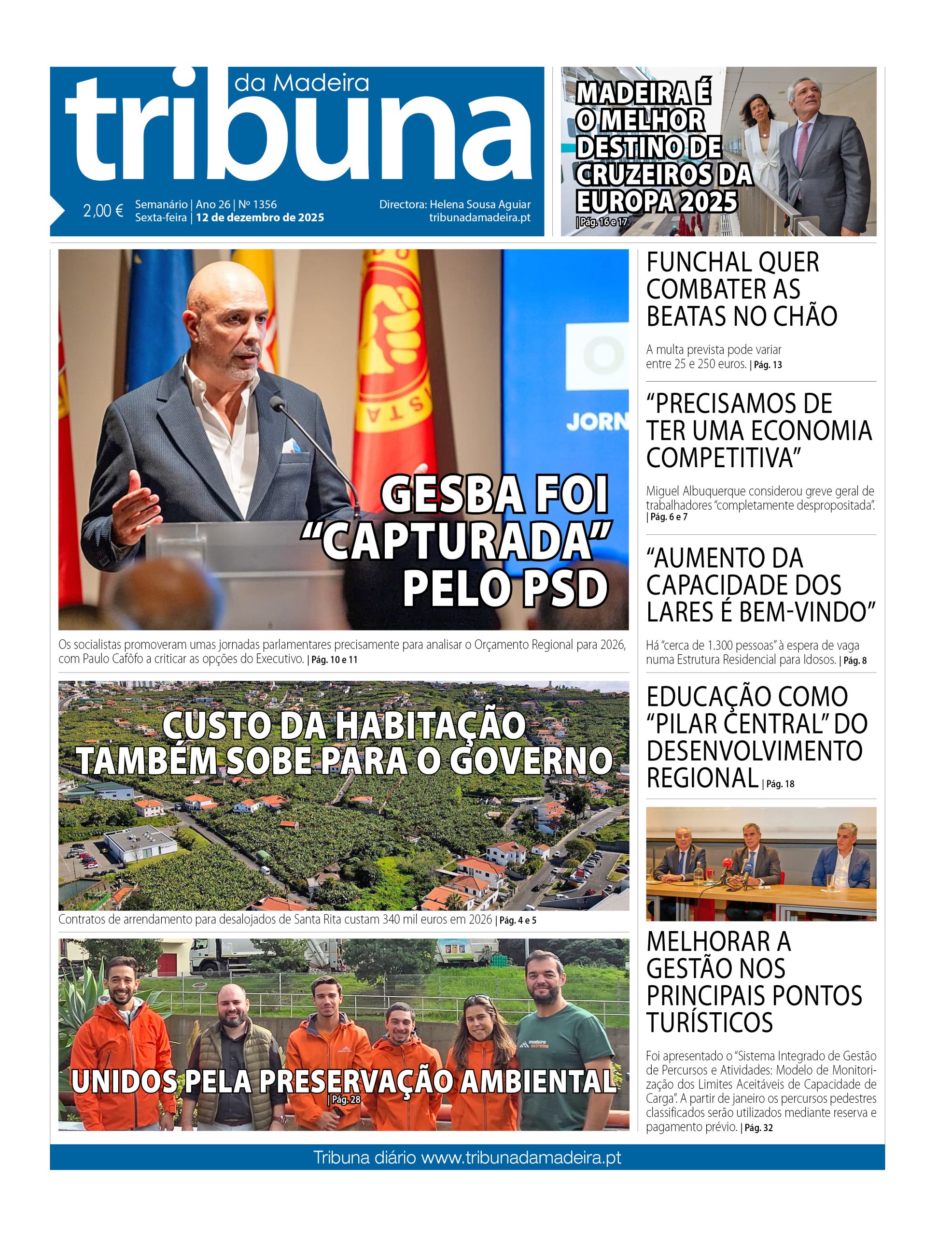 Nº 1356 – 12/12/2025 – Tribuna da Madeira