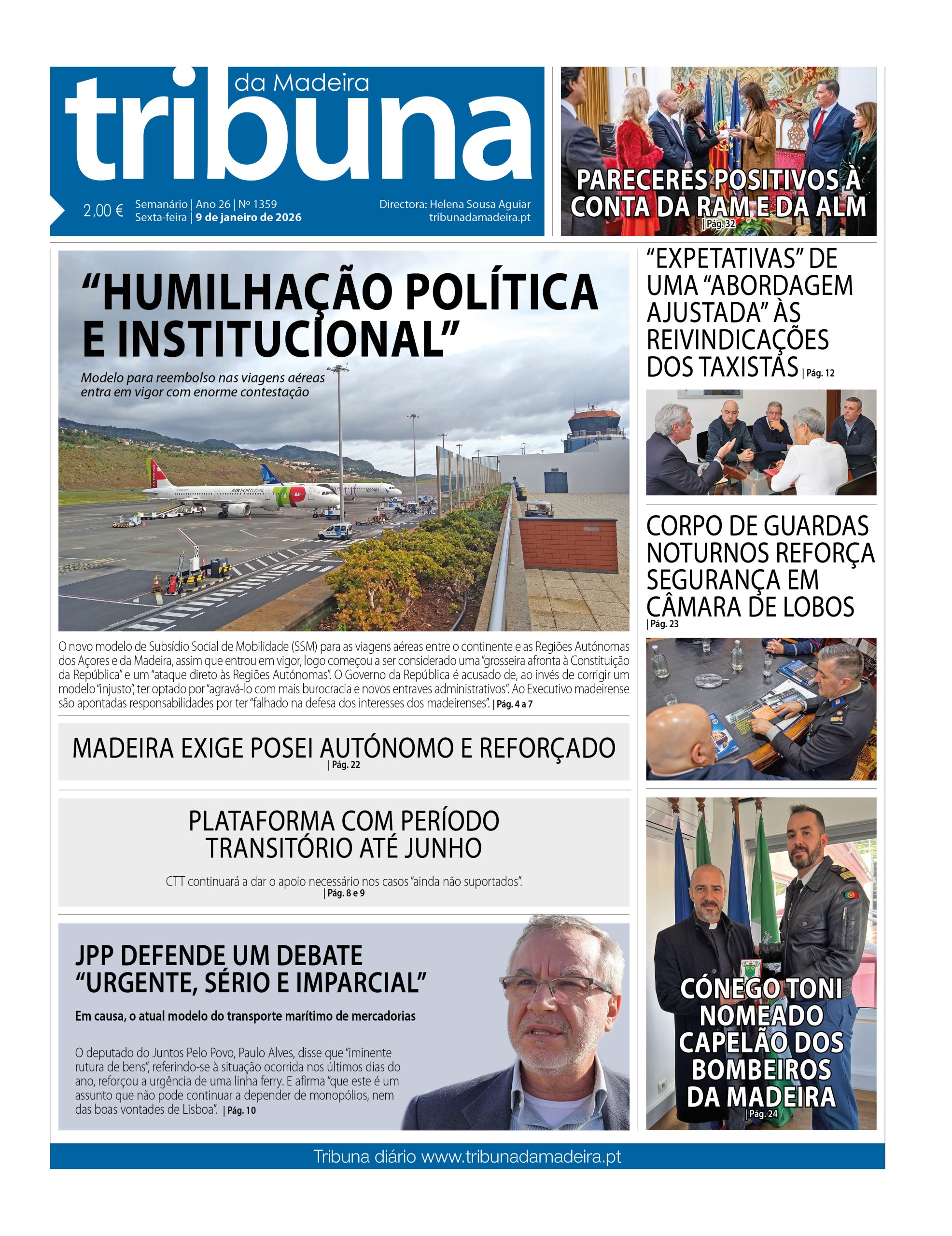 Nº 1359 – 09/01/2026 – Tribuna da Madeira