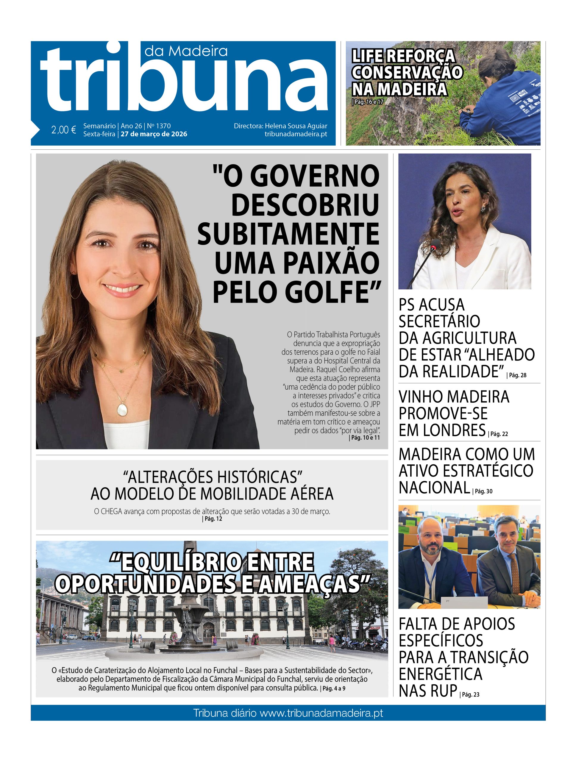 Nº 1370 – 27/03/2026 – Tribuna da Madeira