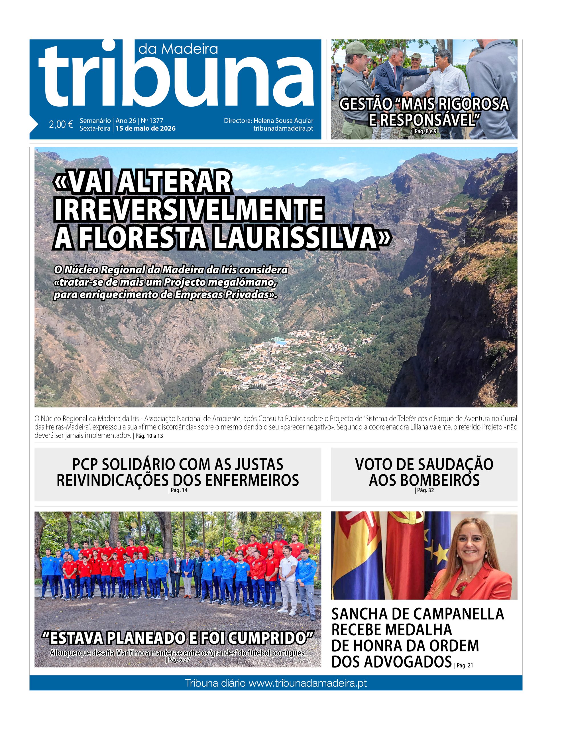 Nº 1377 – 15/05/2026 – Tribuna da Madeira