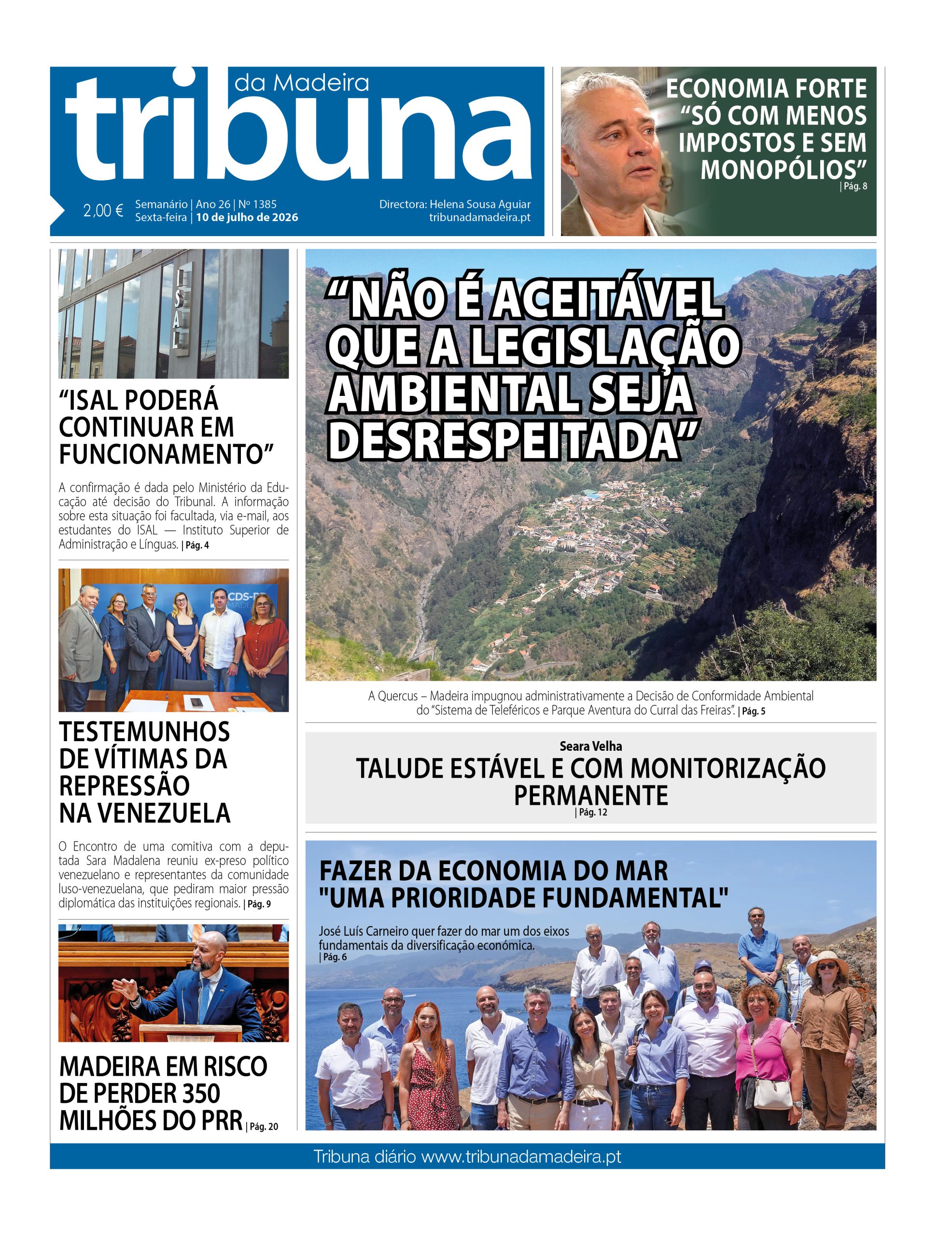 Nº 1385 – 10/07/2026 – Tribuna da Madeira