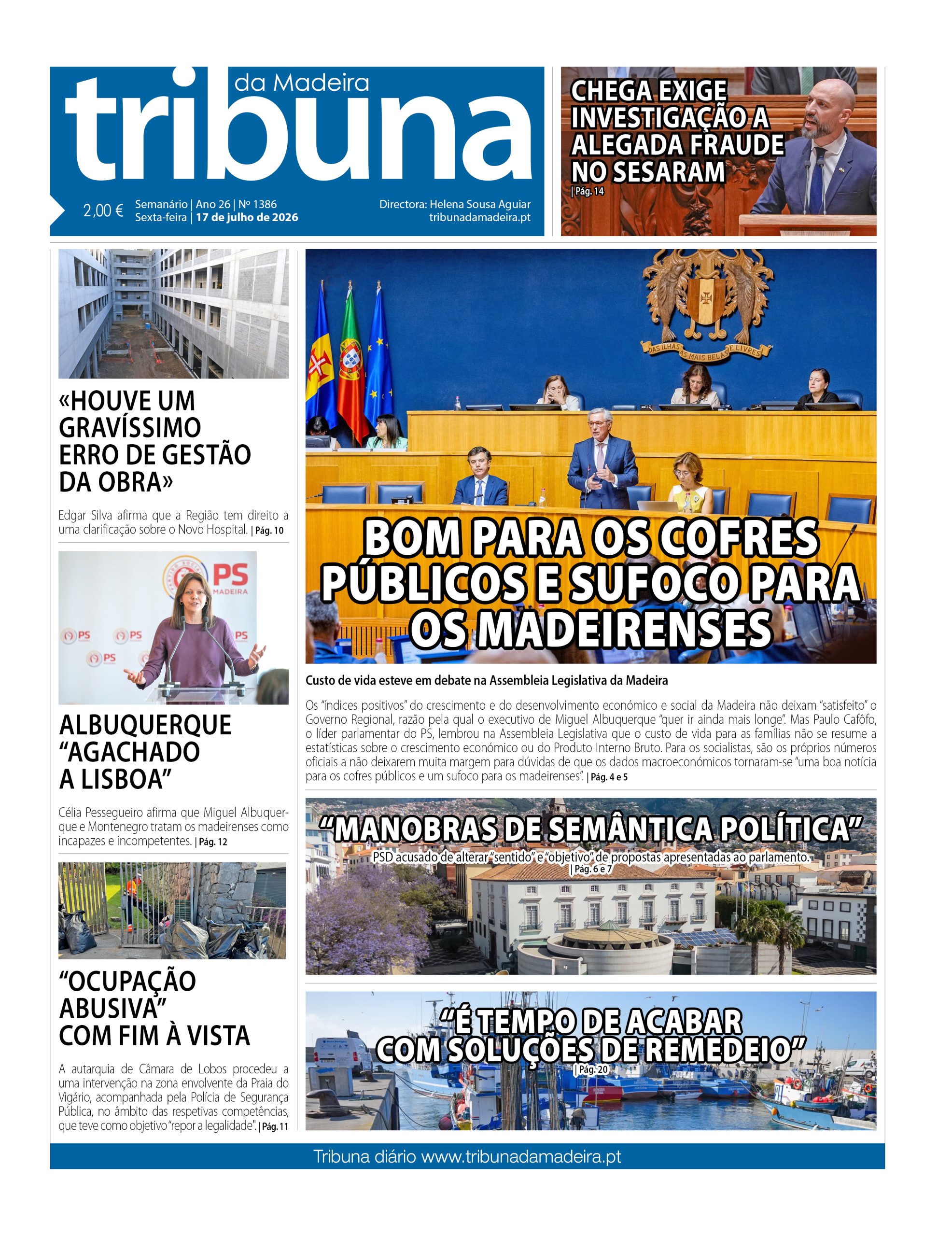 Nº 1386 – 17/07/2026 – Tribuna da Madeira
