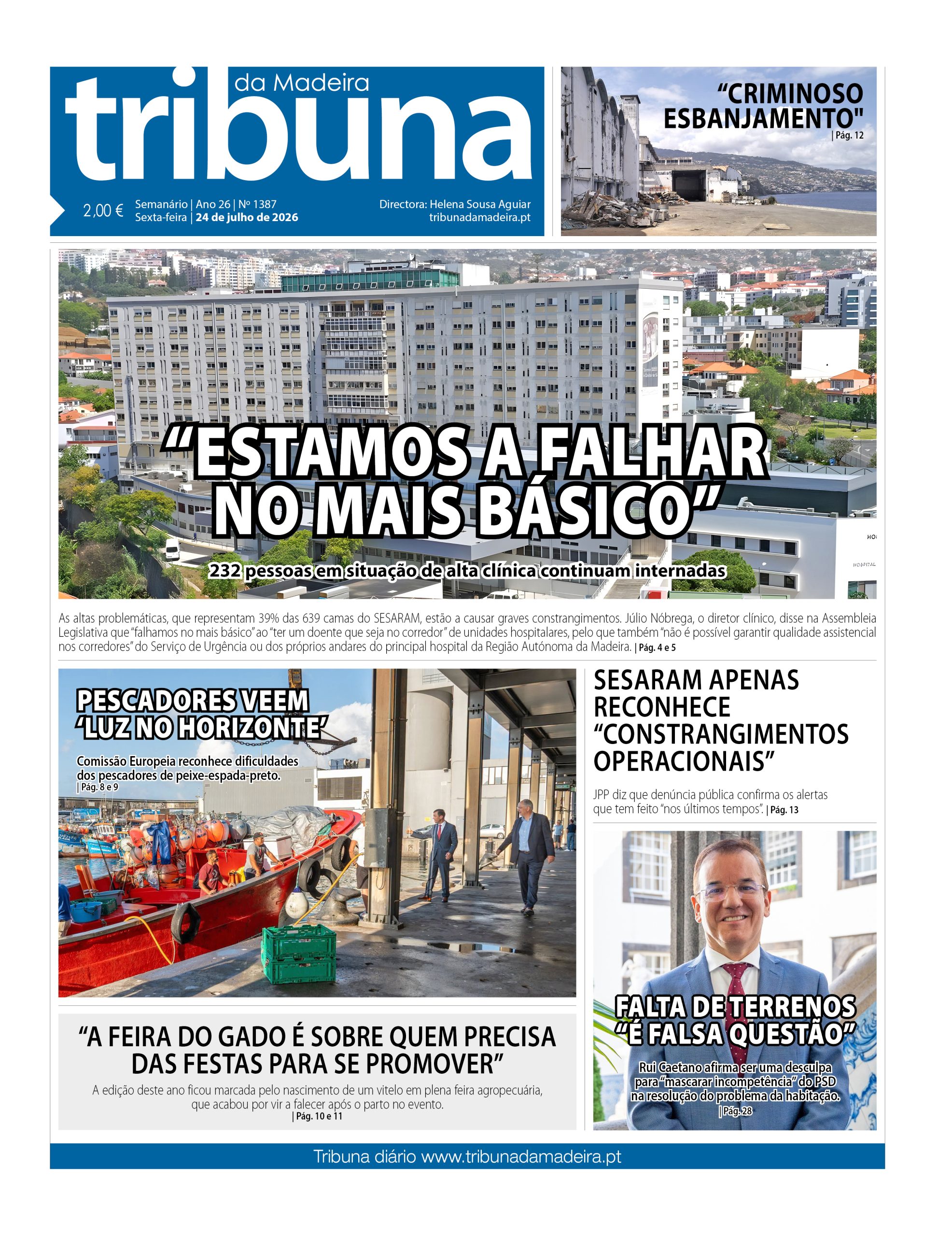 Nº 1387 – 24/07/2026 – Tribuna da Madeira