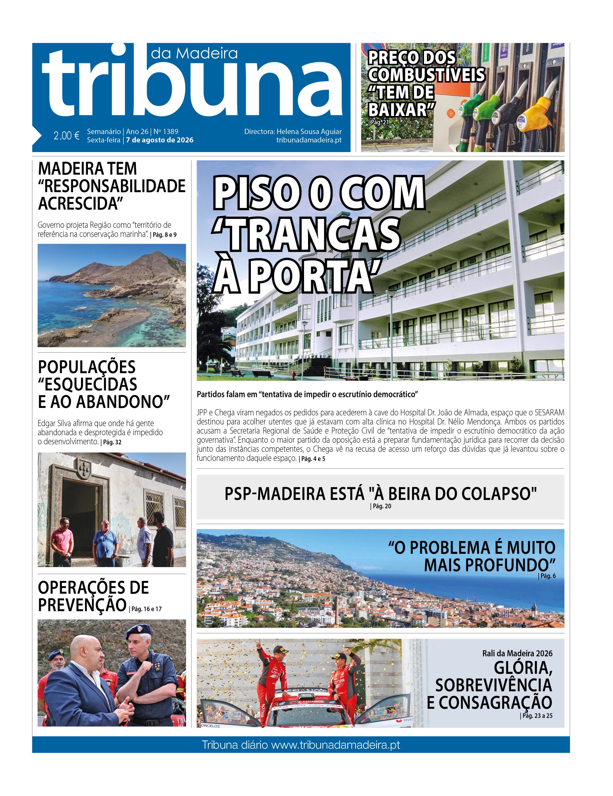 Nº 1389 – 07/08/2026 – Tribuna da Madeira