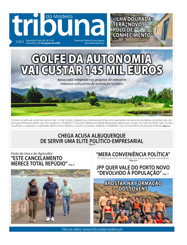 Nº 1391 – 21/08/2026 – Tribuna da Madeira