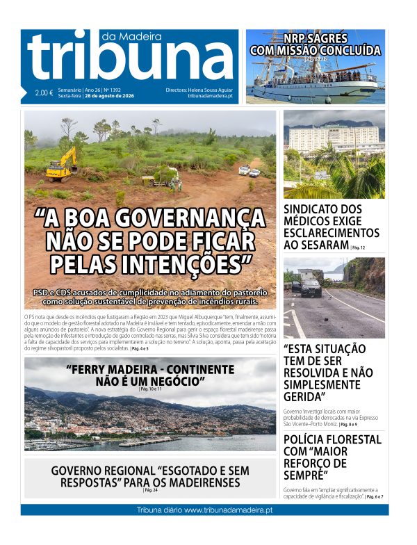 Nº 1392 – 28/08/2026 – Tribuna da Madeira