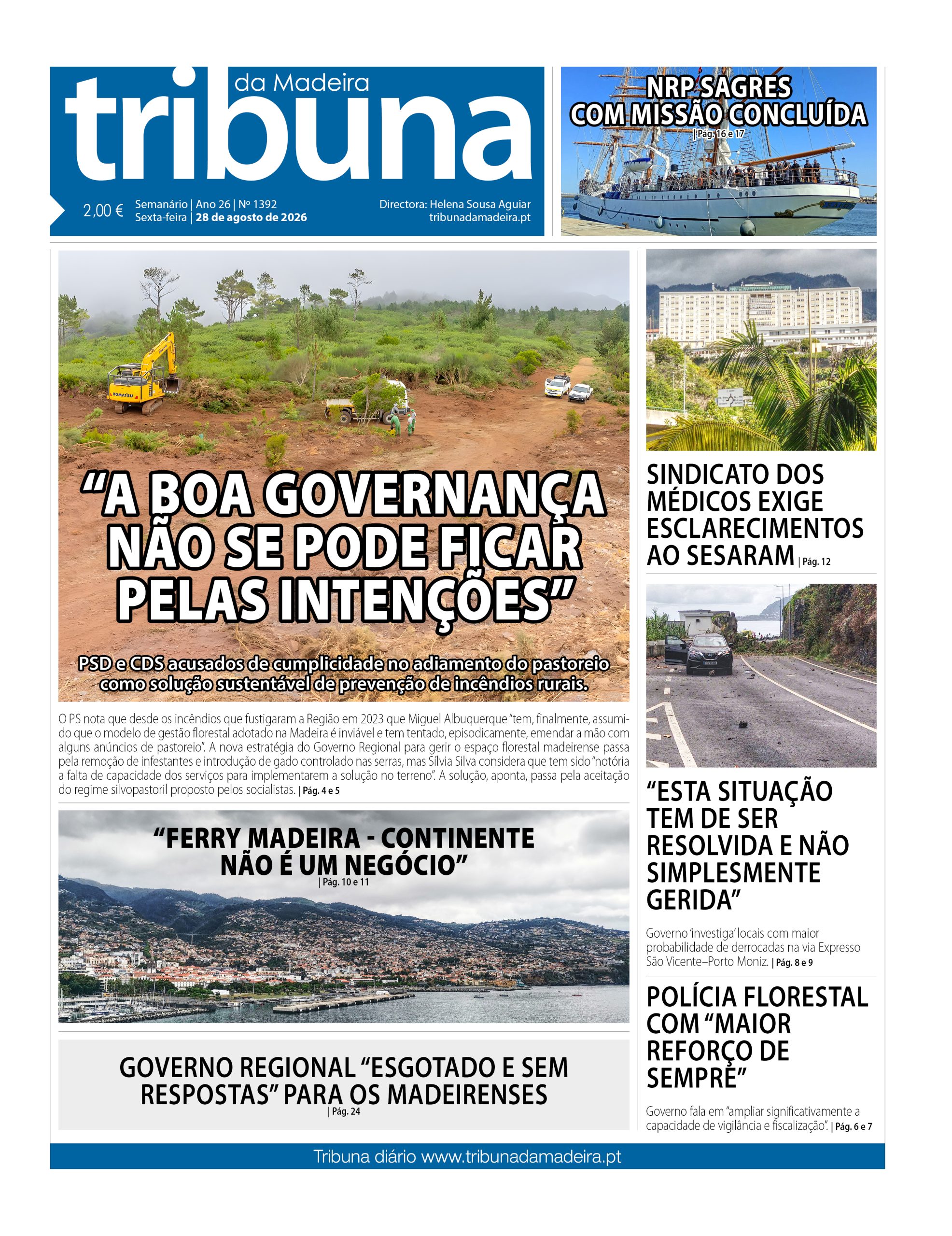 Nº 1392 – 28/08/2026 – Tribuna da Madeira