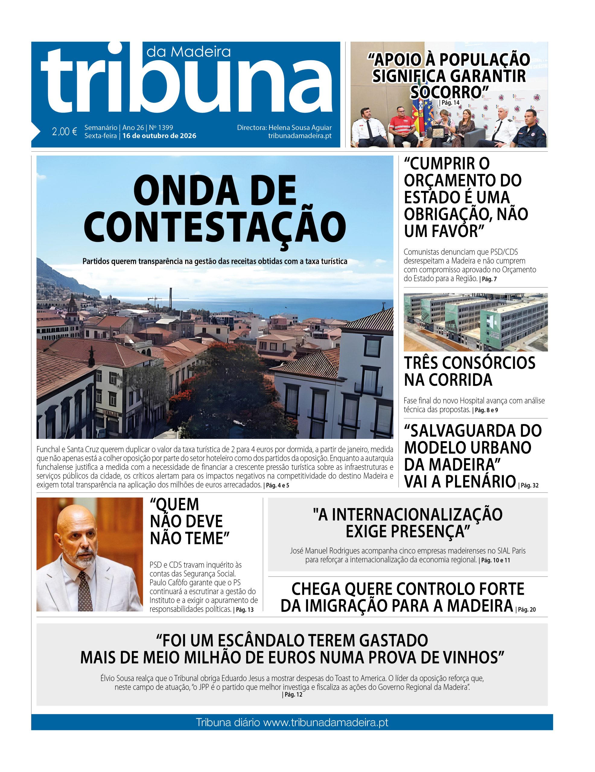 Nº 1399 – 16/10/2026 – Tribuna da Madeira