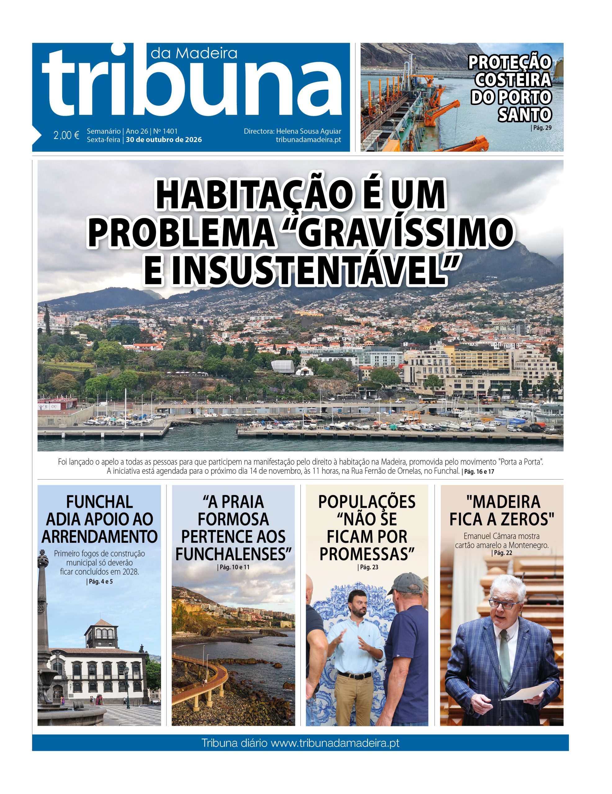 Nº 1401 – 30/10/2026 – Tribuna da Madeira